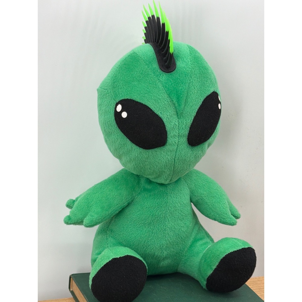 A&A Global Industries Green Alien Plush Stuffed Toy Mohawk‎ 2021